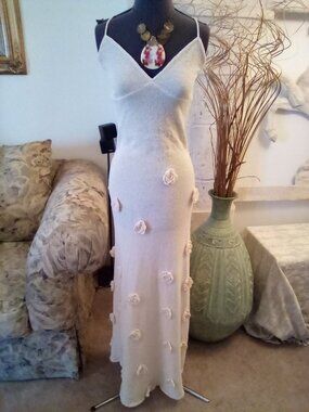 Super Sexy Meshki Knit/Brocade Maxi Dress